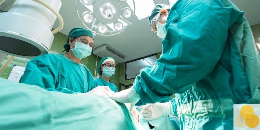 Medical malpractice in surgery at hospital