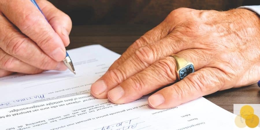 Signing contract in legal malpractice case